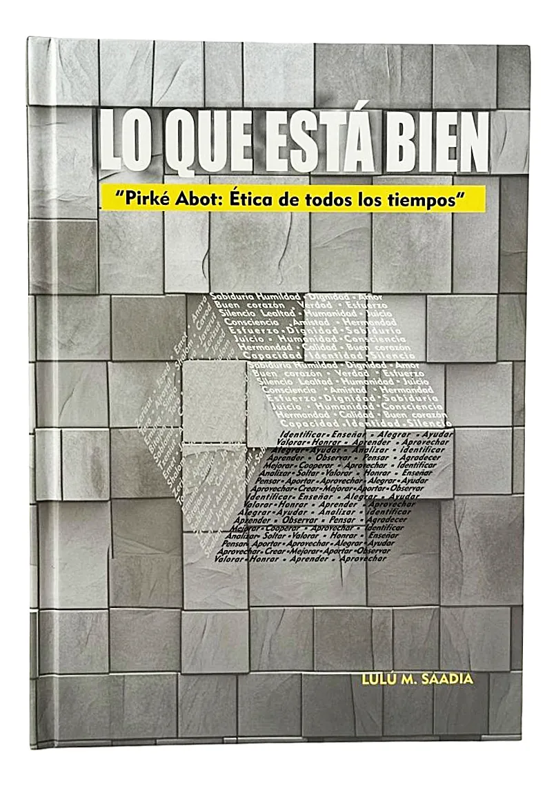 D_NQ_NP_2X_651161-MLM81308933606_122024-F-lo-que-esta-bien-pirke-avotetica-de-todos-los-tiempos